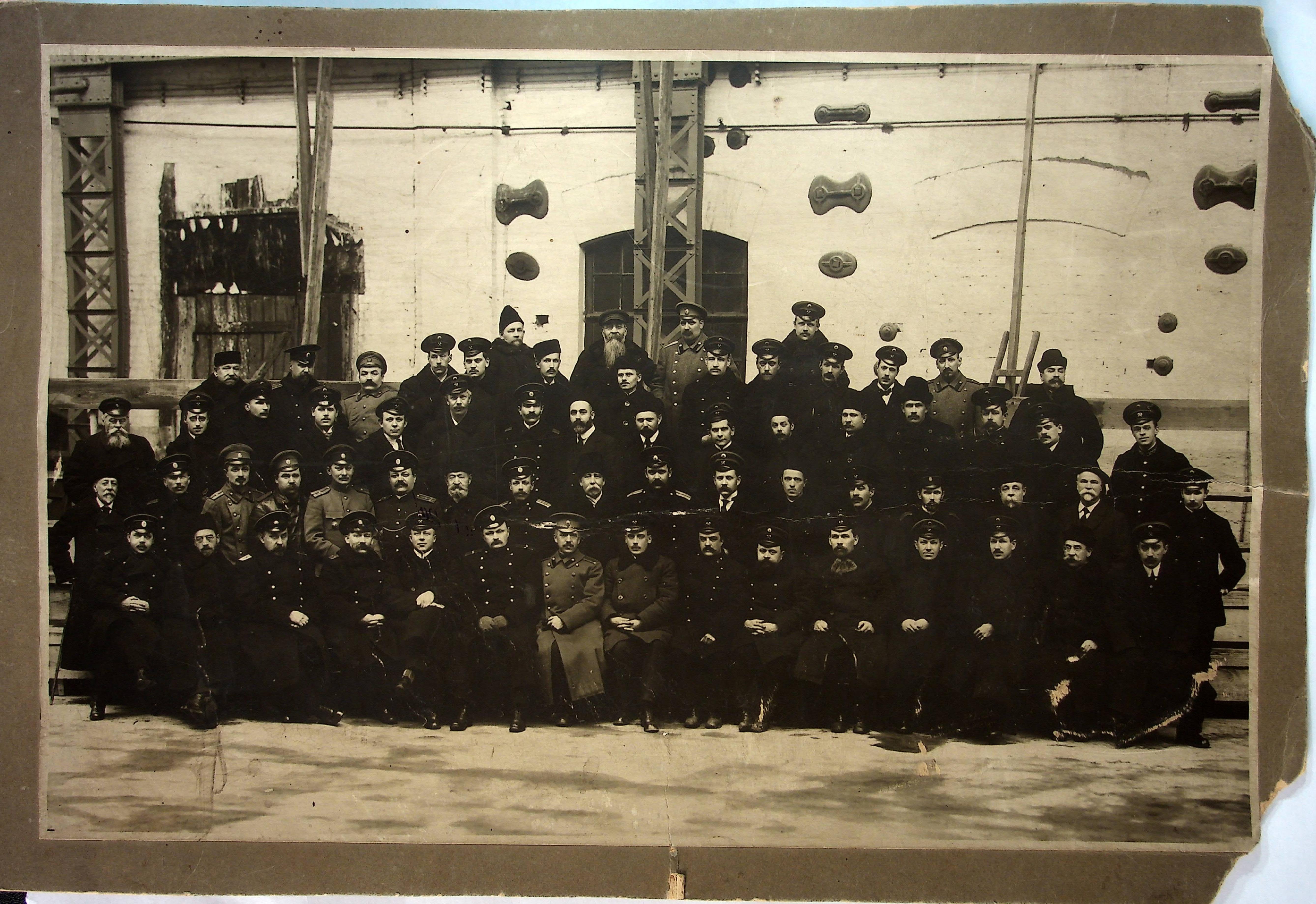 Фотография. Администрация Обуховского завода. 1914 - 1917 гг.